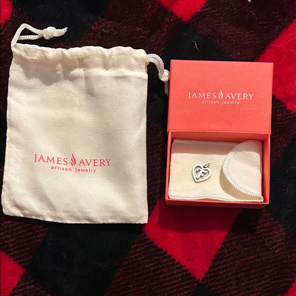 James Avery Silver Apple Charm